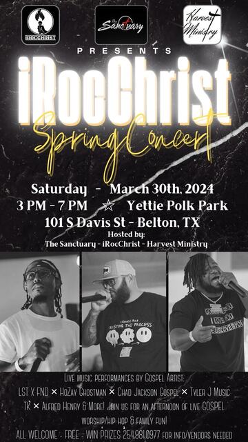 Event flyer: iRockChrist Spring Concert